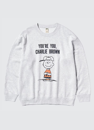 Толстовка свитшот peanuts vintage books ut uniqlo