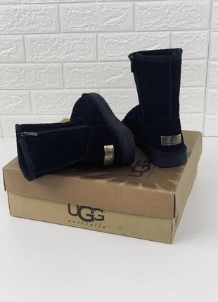 Уггі жіночі черевики чоботи ugg натуралка уггі жіночі на блискавці5 фото