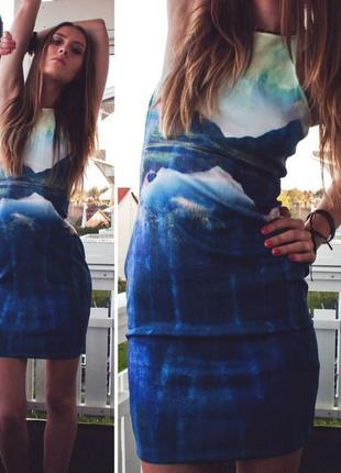 Платье в принт h&m beyonce collection summer 9
