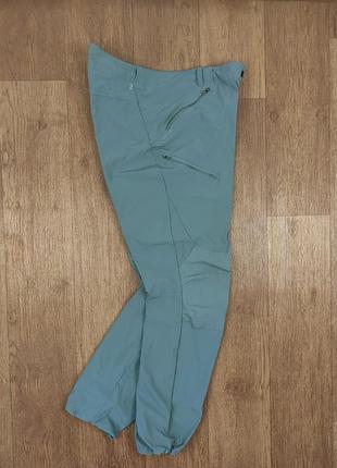 Брюки карго decathlon quechua зелені спортивні легкі походні туристичні