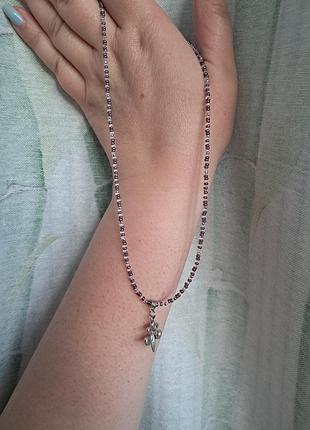 Чокер бисер лилия 7