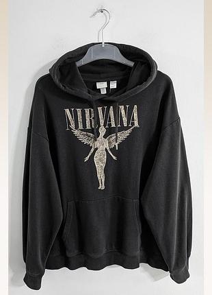 Свитшот объемный hennes and mauritz handm nirvana