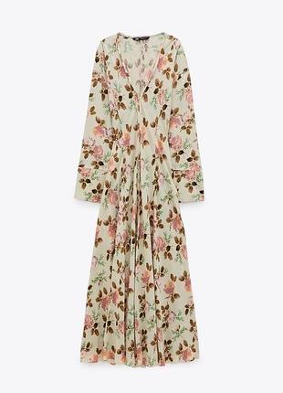 Сукня zara в троянди