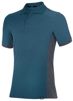 Футболка--поло uvex suxxeed industry, синя, розмір l (8862311)