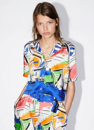 Сорочка яскрава zara