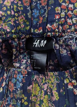 Мини юбка в цветочный принт h&amp;m 6