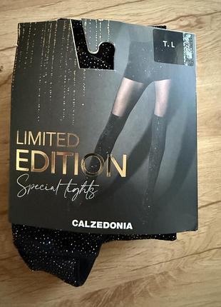 Limited edition✨ колготки calzedonia — чорні з люрексом