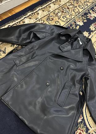 Тренч шкіряний 7
