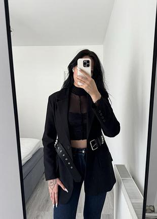 Елегантний піджак з поясом alexander wang