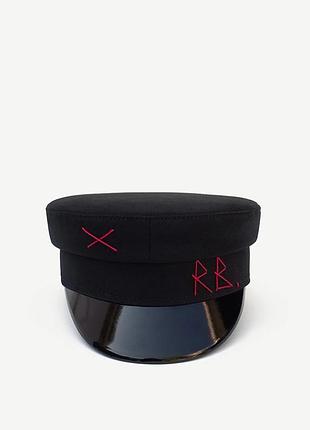 Кепі ruslan baginskiy «black cotton baker boy cap»