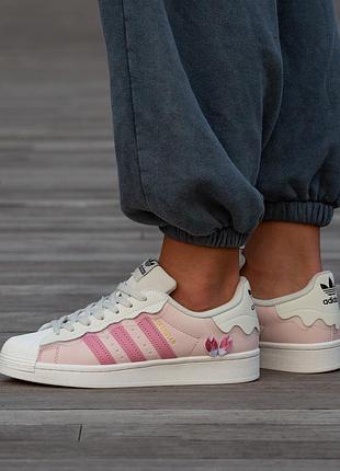 Жіночі кросівки adidas originals adicolor popper pants black boots pink