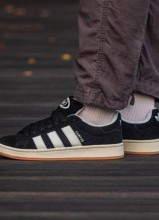 Женские кроссовки adidas campus black