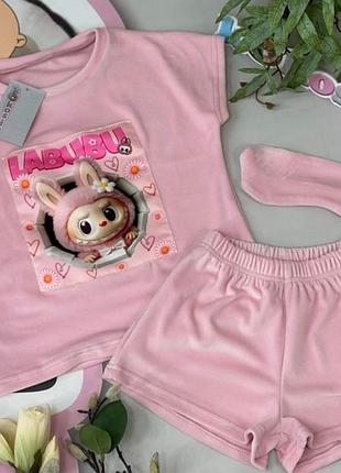 Пижама с маской на 7-8 лет