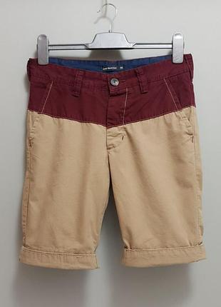 Cedarwood state - s - w28-29 - бежеві з бордовим - шорти котонові чоловічі  • ірландський бренд