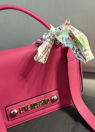 Сумка love moschino  рожева