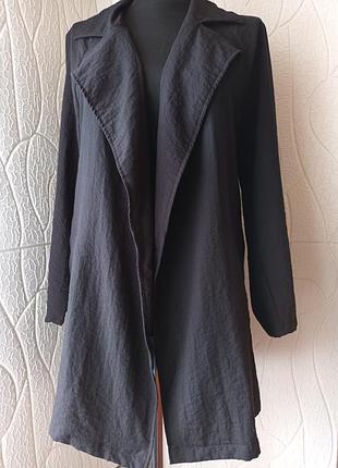 Кардиган оверсайз primark чёрный 50% вискоза размер 44-46