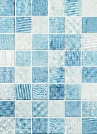 Панель стінова 3d 700х700х4мм мозаїка блакитна sw-00002009