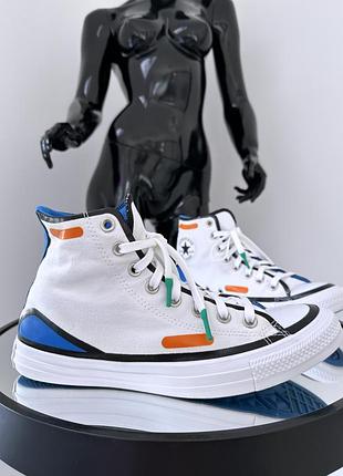Качественные оригинальные высокие кеды converse kids x jean michel basquiat converse kids shoes Recycled white yellow