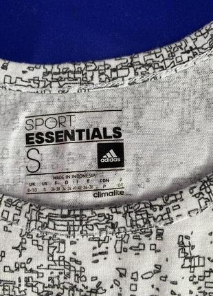 Майка фитнес adidas essentials р. s оригинал3 фото