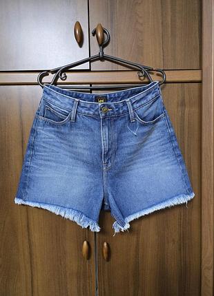 Джинсові шорти. lee. est. 1889. shorts mom.