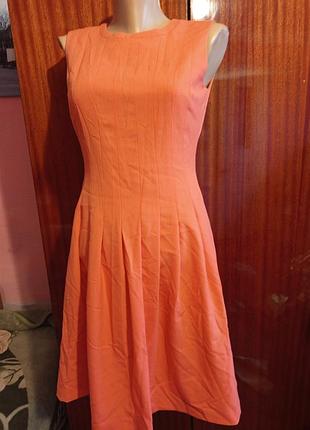 Коралловое платье эсочка