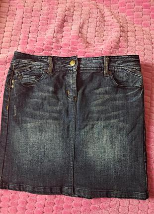Юбка  джинсовая