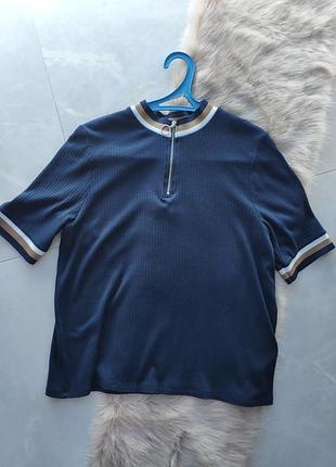 Футболка женская в крупный рубчик, l