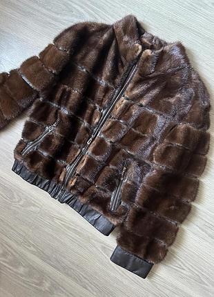 Норковая куртка авто леди saga mink.норковая шубка