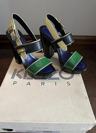 Шкіряні босоніжки “kenzo“