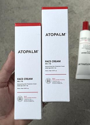 Крем для обличчя atopalm face cream mle з багатошаровою емульсією,