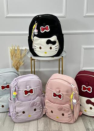 Школьный рюкзак hello kitty