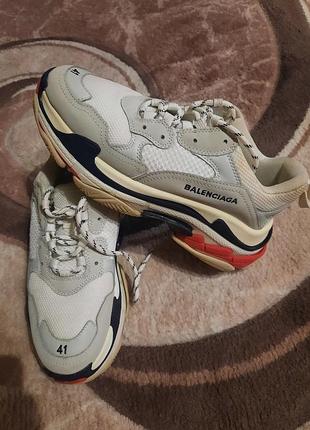 Кроссовки Balenciaga track led grey