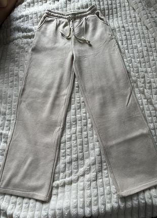 Утеплені штани палаццо