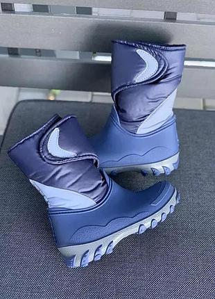 Дитячі зимові чоботи, колір синій