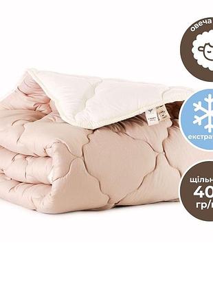 Ковдра woolly вовняна ideia зимова 175х210 см вовна тепла ковдра натуральна овеча вовна супер тепле