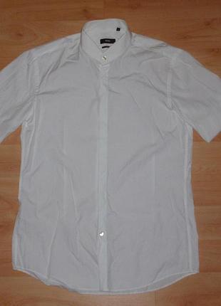 Сорочка з коротким рукавом/шведка hugo boss premium white off polo rl original m-l klein ea7