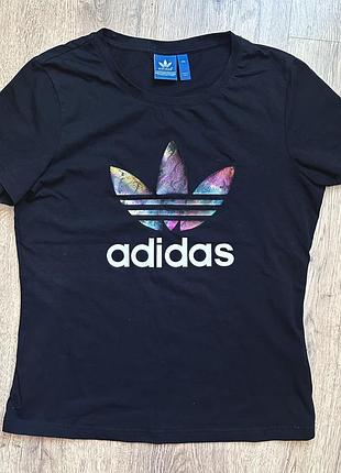 Футболка adidas, черная , оригинал , размер м