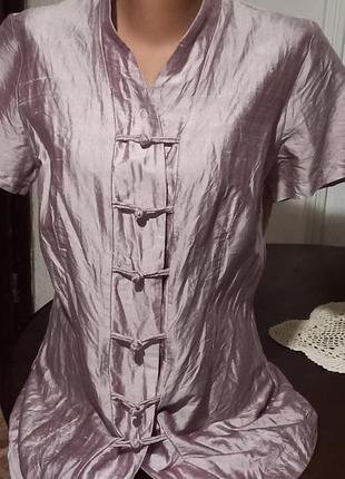 Блуза, шовк, кимоно