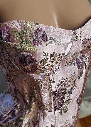 Нежно -розовый корсет, корсет с цветами