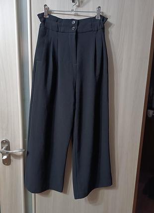 Брюки палаццо кюлоти на резинці h&m