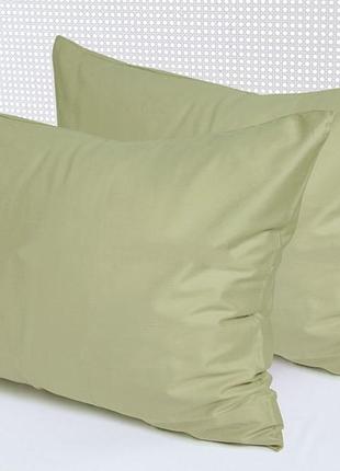 Наволочка 50х70см сатин ярослав №5 оливковый