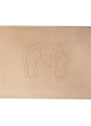 Рушник махровий для ніг 50х70 см беж