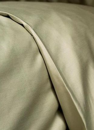 Простынь 145х215см сатин ярослав №5 оливковый