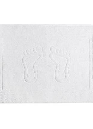 Рушник махровий для ніг 50х70 см білий