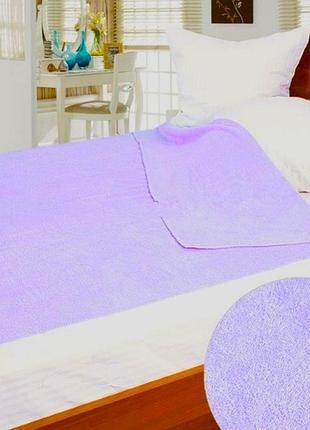 Простынь махровая 140х200см ярослав лаванда