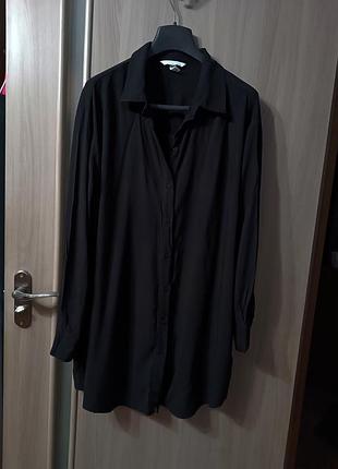 Подовжена сорочка рубашка h&m
