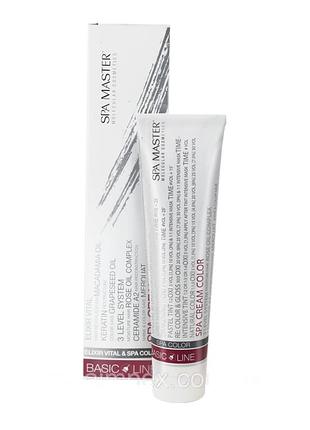 Spa cream color професійна фарба для волосся corrector red червоний