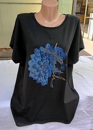 Футболка чорна