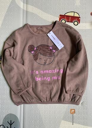 Светр, кофта на флісі 4-5 6-7 george