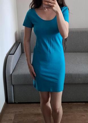 Платье бирюзовое forever 21